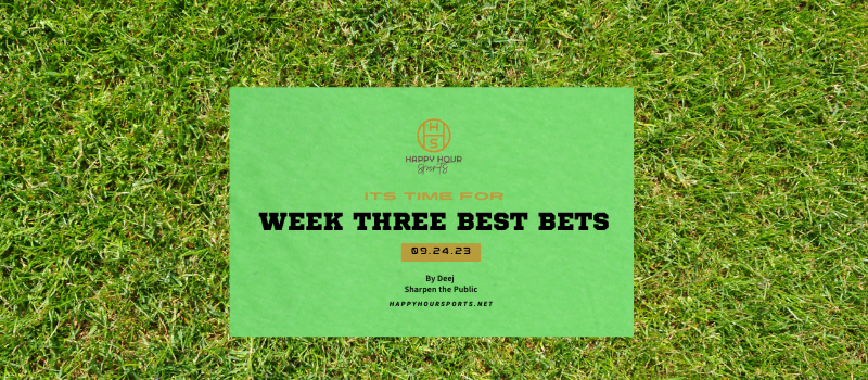 Week 3 NFL Best Bets and Public Betting Trends
